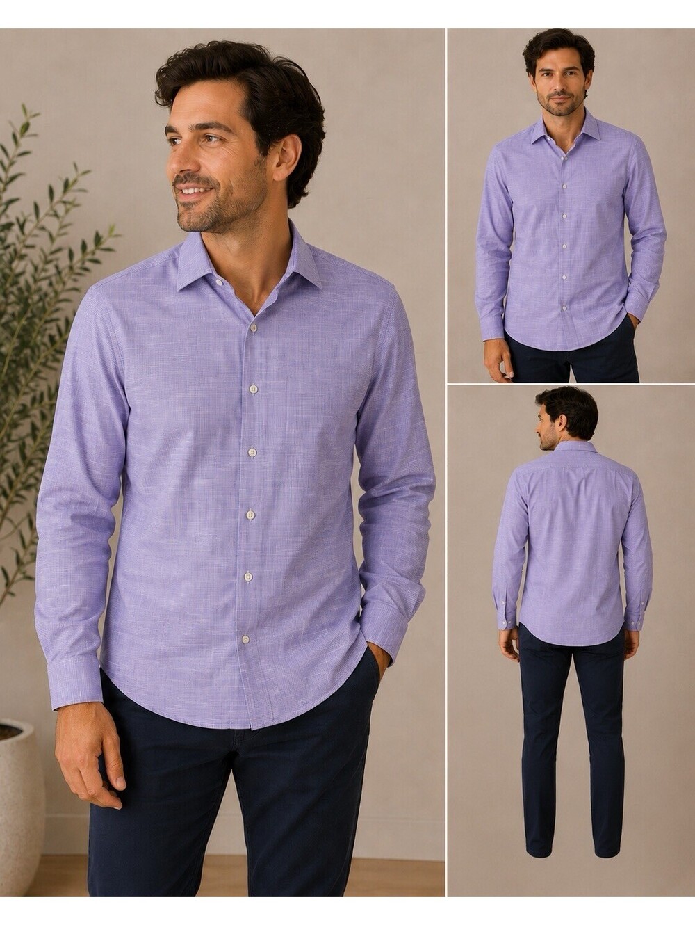 APT. 9 Women's Size X-Large Shirt Long Sleeve Button Up Collared‎ Lavender